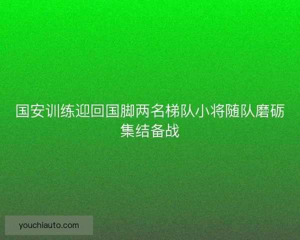 国安训练迎回国脚两名梯队小将随队磨砺集结备战